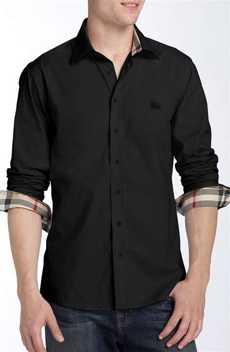 black Burberry shirt for men